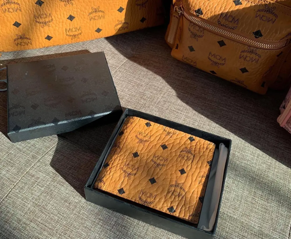 Ví MCM Money Clip Card Case ‘Cognac’ MXCAAVI02CO001 - Ảnh 4