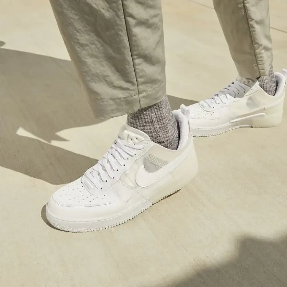 Giày Nike Air Force 1 React Photon Dust ‘Cream’ DM0573-100 - Ảnh 6
