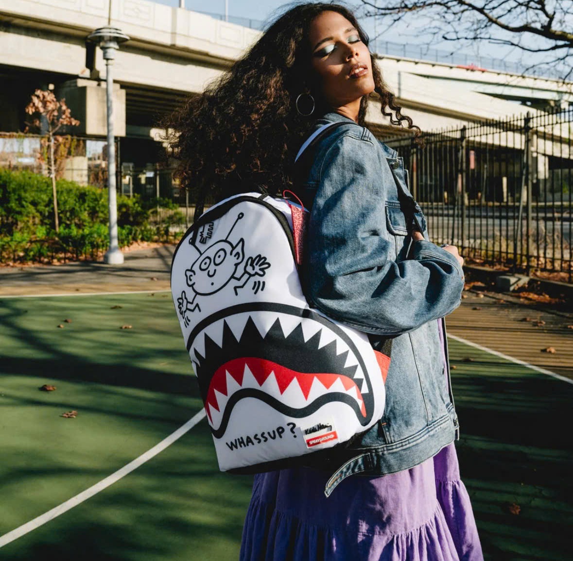 Balo Sprayground Logo ‘Whassup’ W1045759 - Ảnh 4