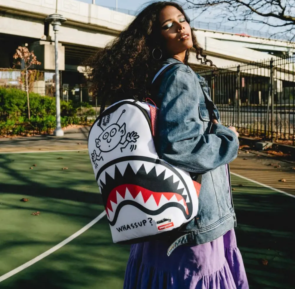 Balo Sprayground Logo ‘Whassup’ W1045759 - Ảnh 4