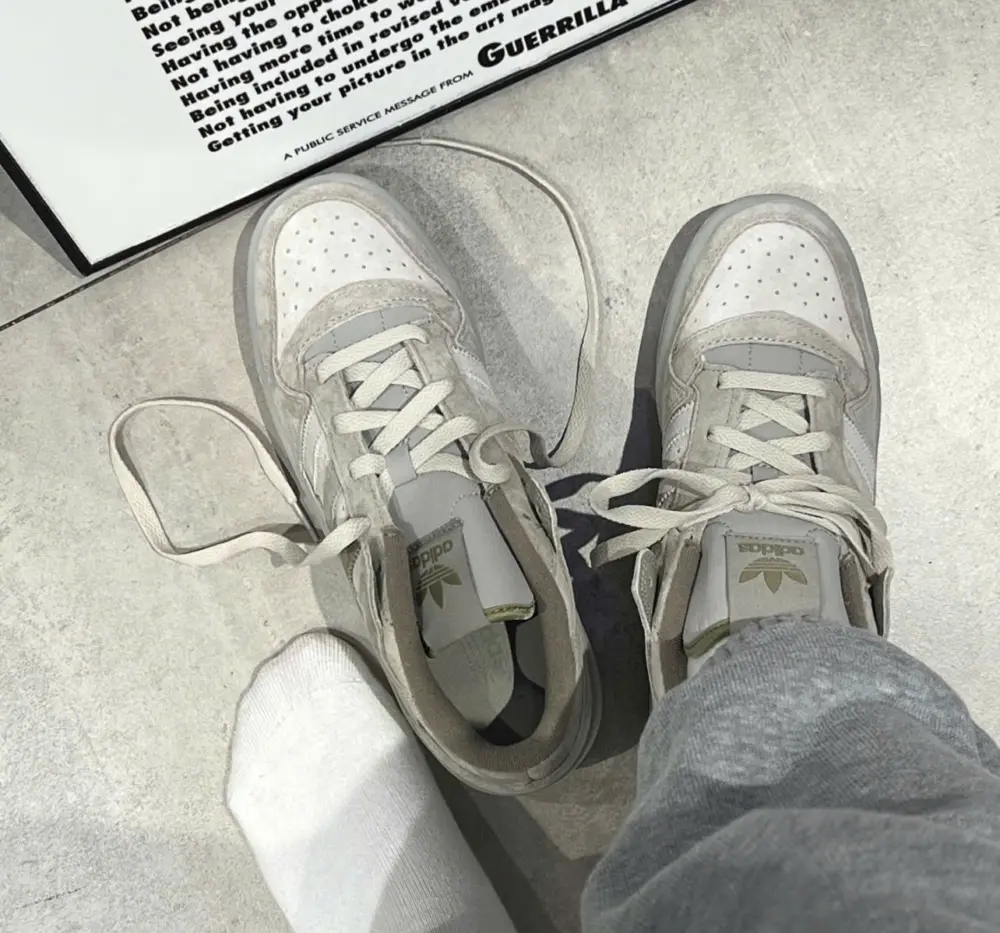 Giày Adidas Forum Low CL ‘Grey’ JQ9144 - Ảnh 3