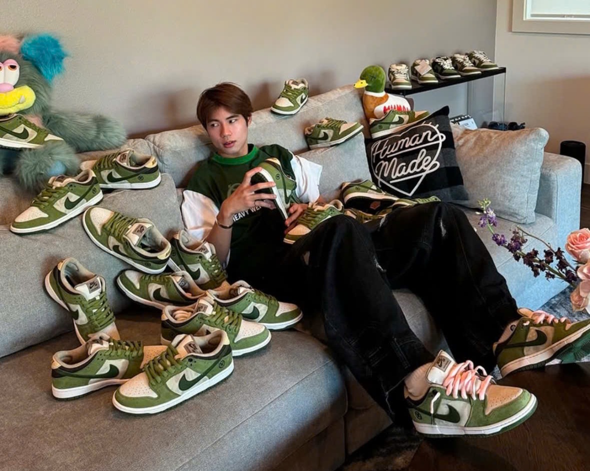 Giày Nike SB Dunk Low x Yuto ‘Horigome Matcha’ HF8022-300 - Ảnh 4