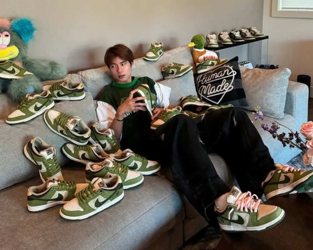 Giày Nike SB Dunk Low x Yuto ‘Horigome Matcha’ HF8022-300 - Ảnh 4