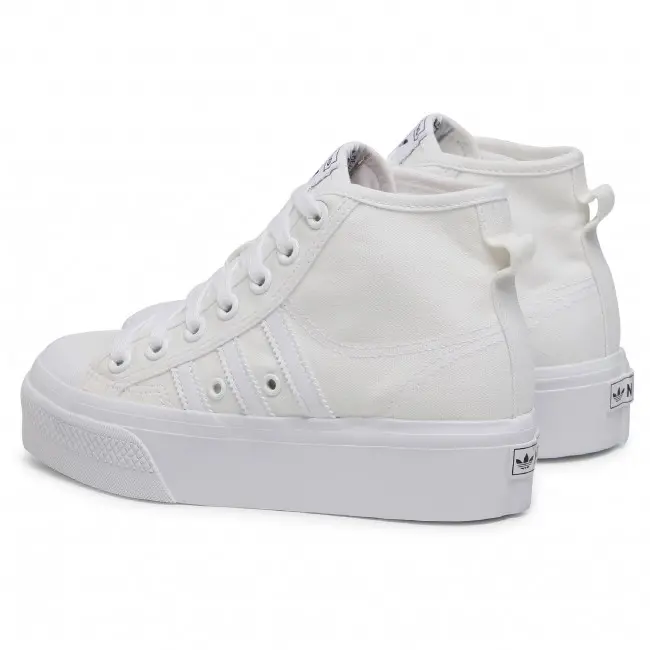 Giày Adidas Nizza Platform Mid Shoes White FY2782 - Ảnh 4
