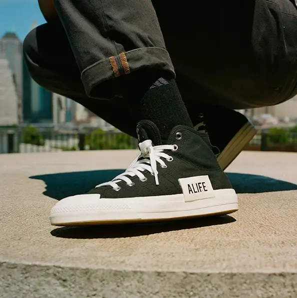 Giày Adidas ALIFE x Nizza High ‘Black’ FX2623 - Ảnh 3