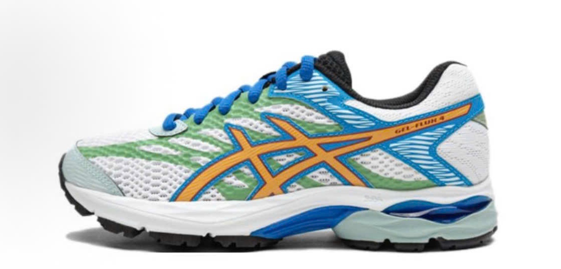 Alternative view of Giày Asics Gel-Flux 4 ‘White Blue’ 1014A321-102