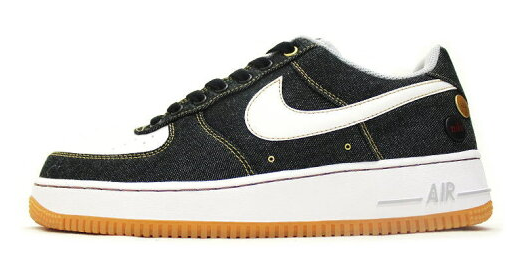 Alternative view of Giày Nike Air Force 1 ’07 Low ‘Black Denim’ 630930-001