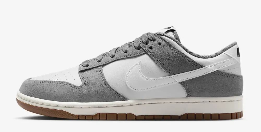 Alternative view of Giày Nike Dunk Low ‘Grey Suede’ IB6399-001