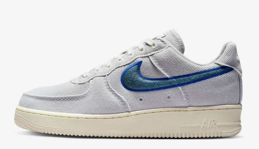 Alternative view of Giày Nike Air Force 1 Low Canvas ‘Grey’ HV1204-001