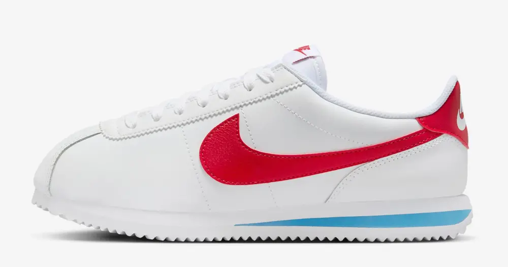 Alternative view of Giày Nike Cortez Leather ‘White Red Blue’ DN1791-108