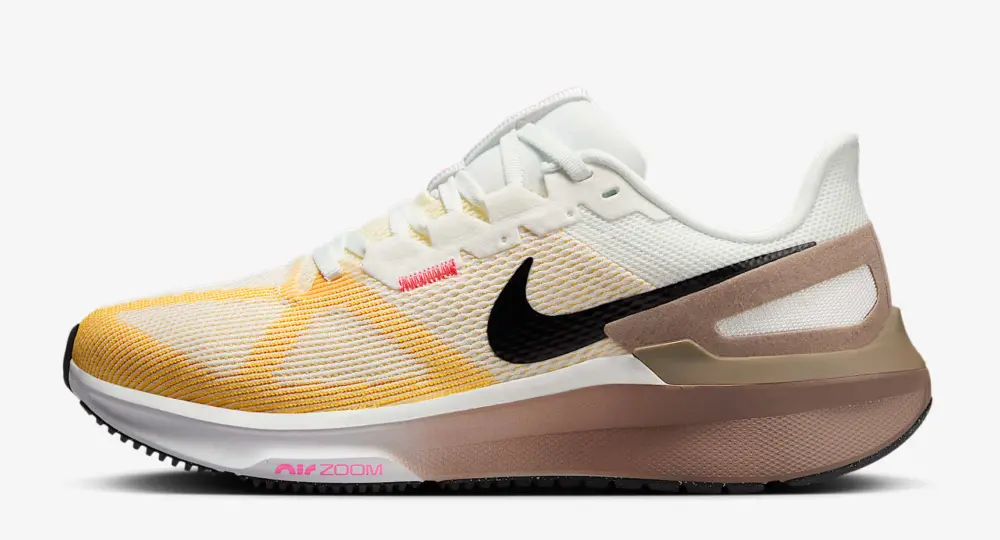 Alternative view of Giày Nike Air Zoom Structure 25 ‘White Brown Black’ DJ7884-110