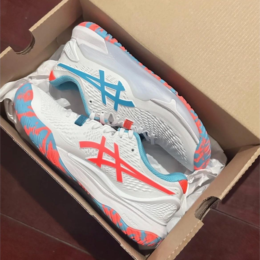 Giày Asics Gel-Resolution 9 ‘White Pitch Green’ 1041A435-101 - Ảnh 6