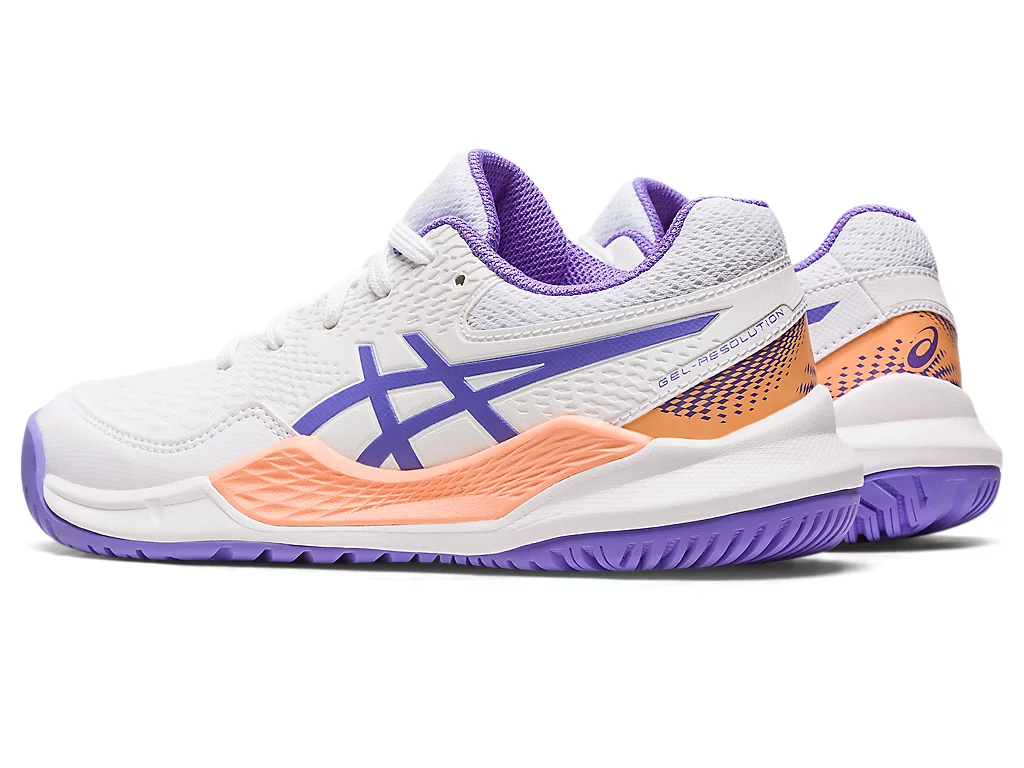 Giày Asics Gel-Resolution 9 GS ‘White Amethyst’ 1044A067-101 - Ảnh 3