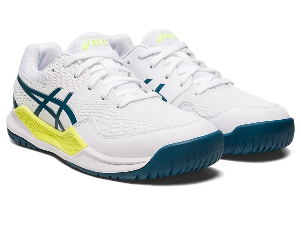 Alternative view of Giày Asics Gel Resolution 9 GS ‘White Restful Teal’ 1044A067-102