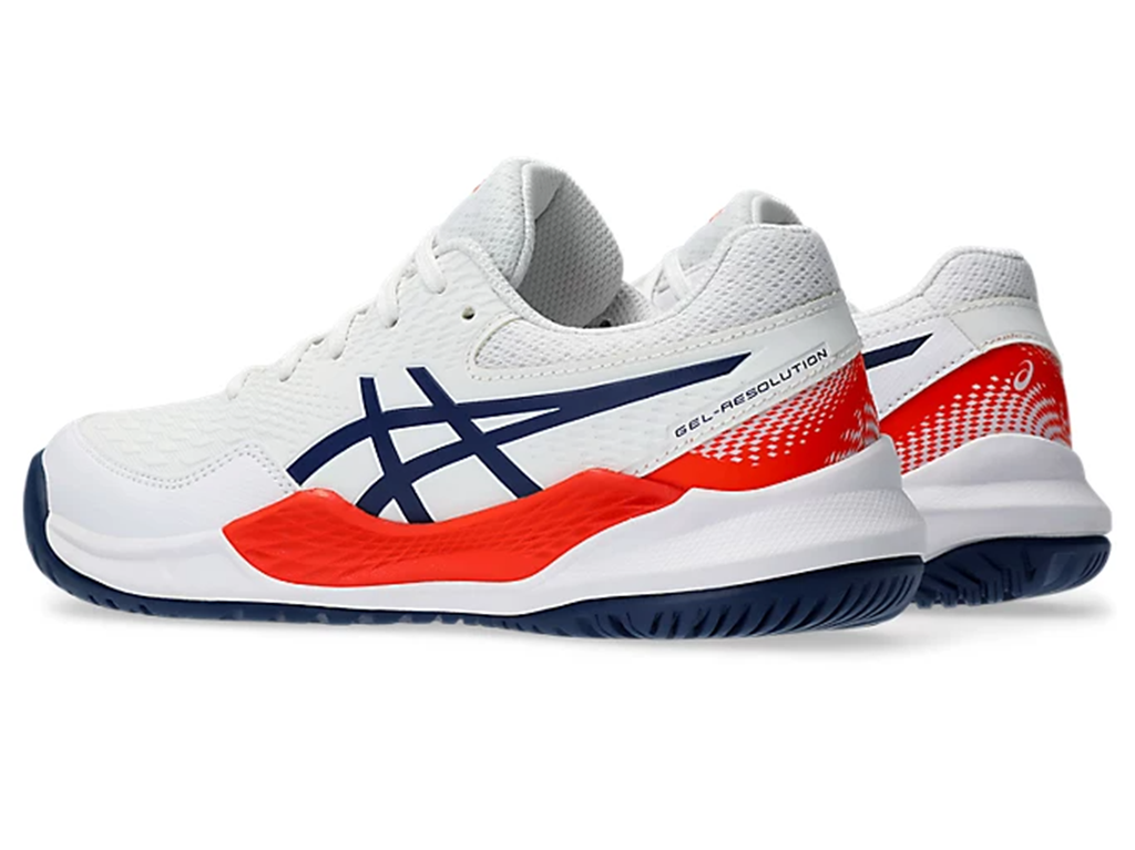 Giày Asics Gel-Resolution 9 GS ‘White Blue Expanse’ 1044A067-103 - Ảnh 4