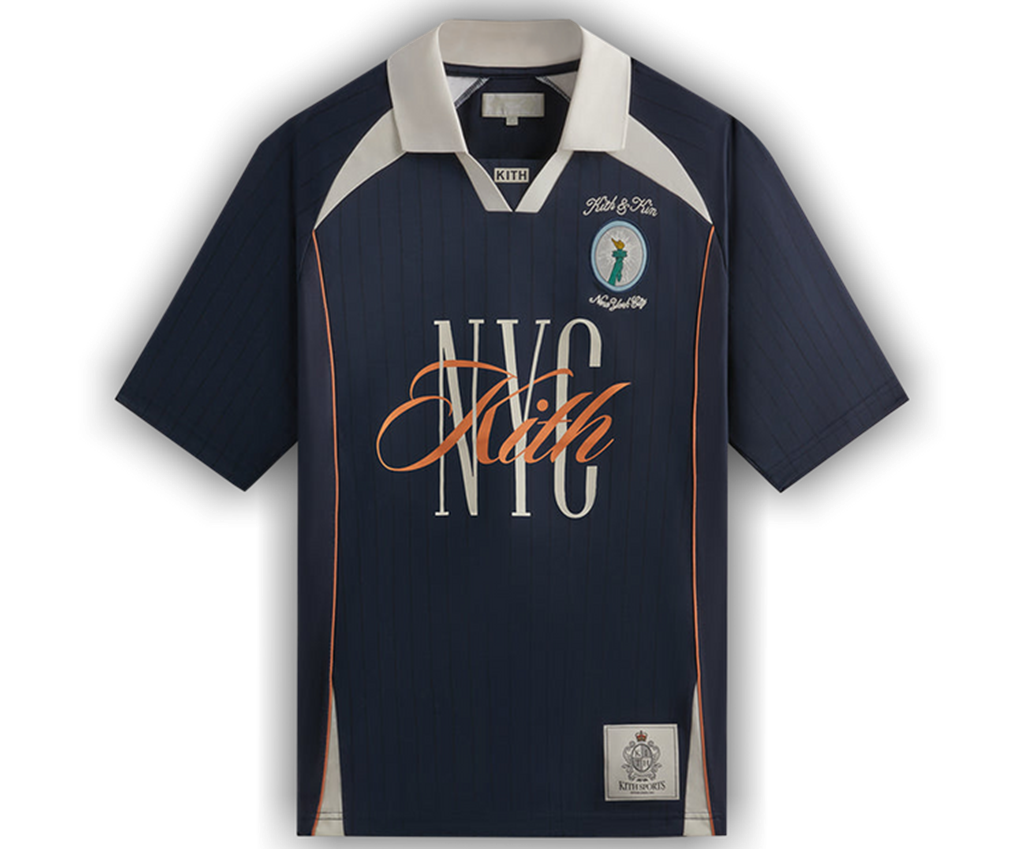 Áo Kith New York Edison Soccer Jersey ‘Nocturnal’ KHM032238-413