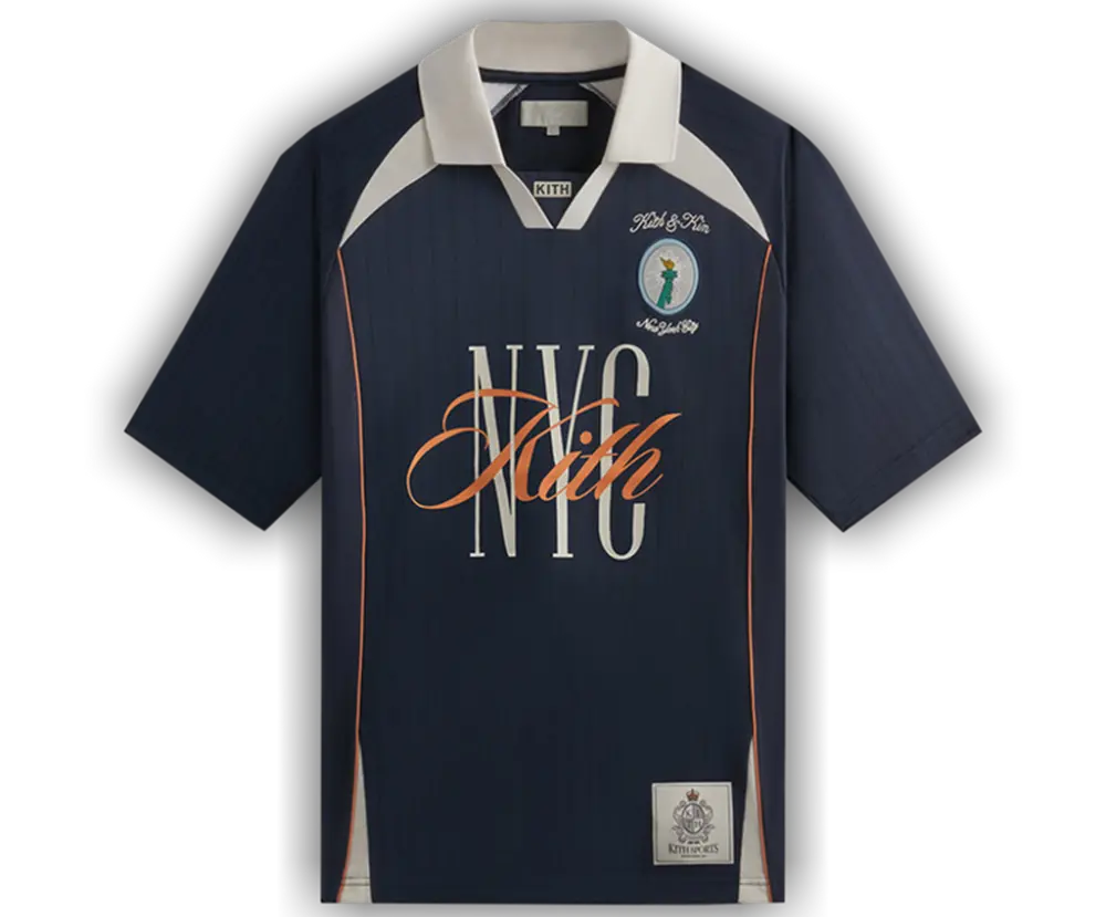 Áo Kith New York Edison Soccer Jersey ‘Nocturnal’ KHM032238-413