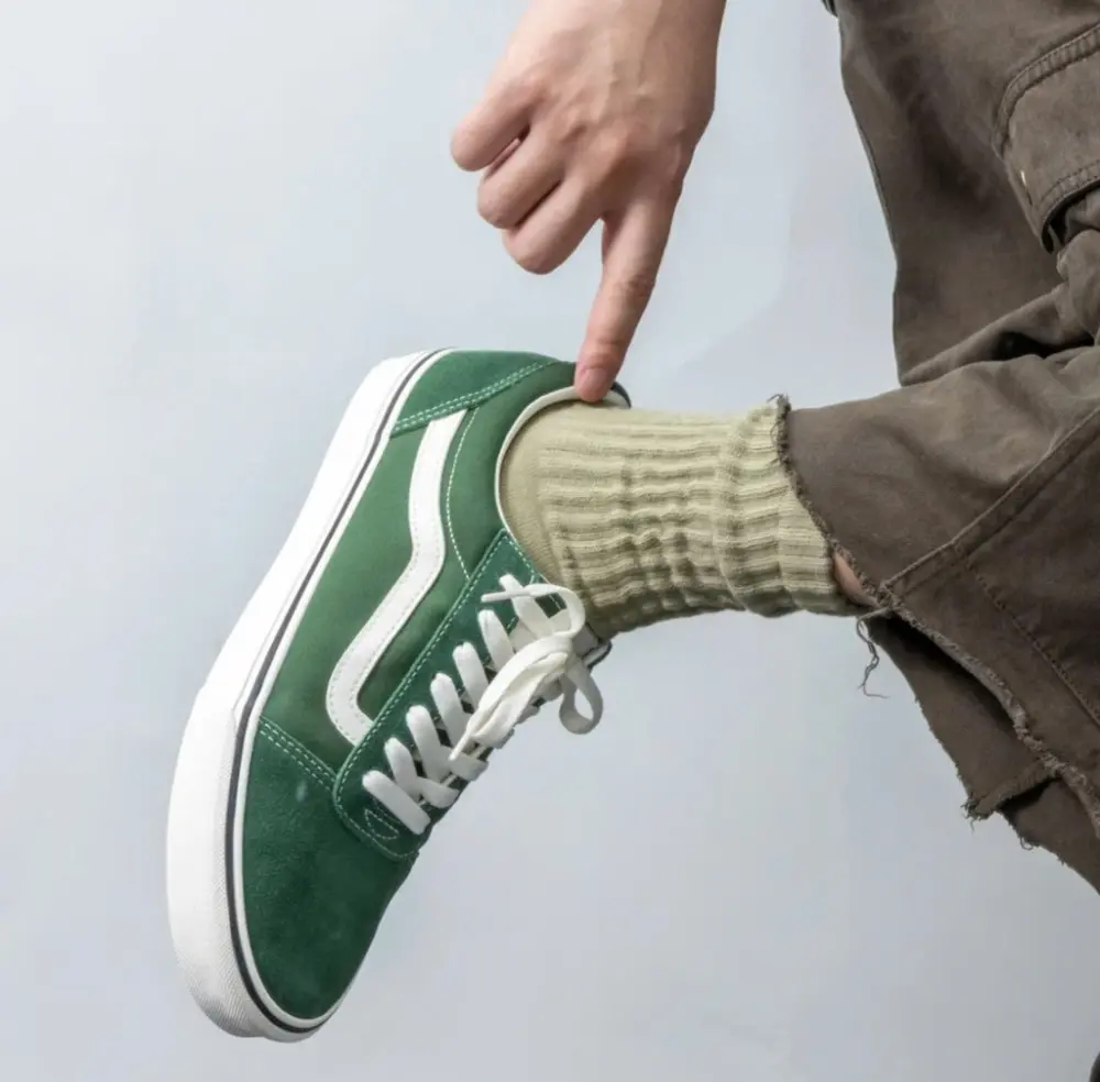 Giày Vans UA Old Skool ‘Green White’ VN0A4U3B2NC - Ảnh 4