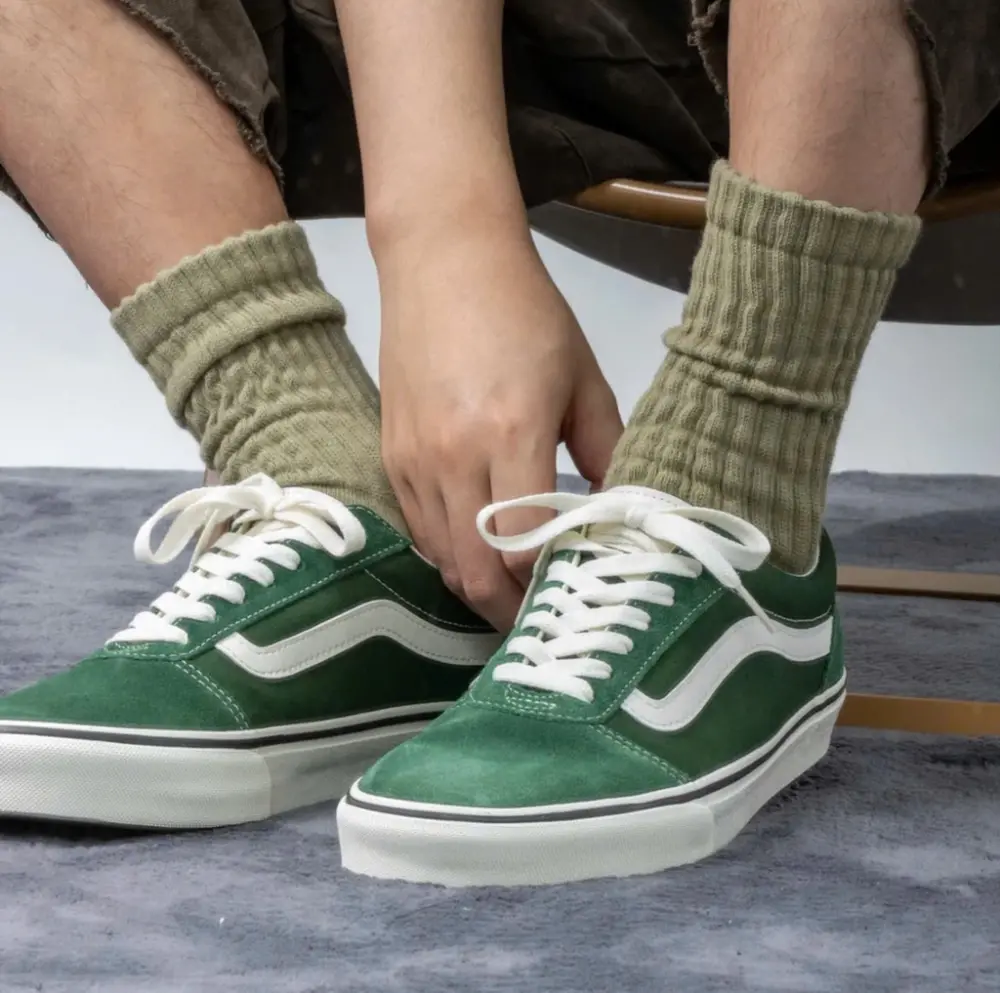 Alternative view of Giày Vans UA Old Skool ‘Green White’ VN0A4U3B2NC