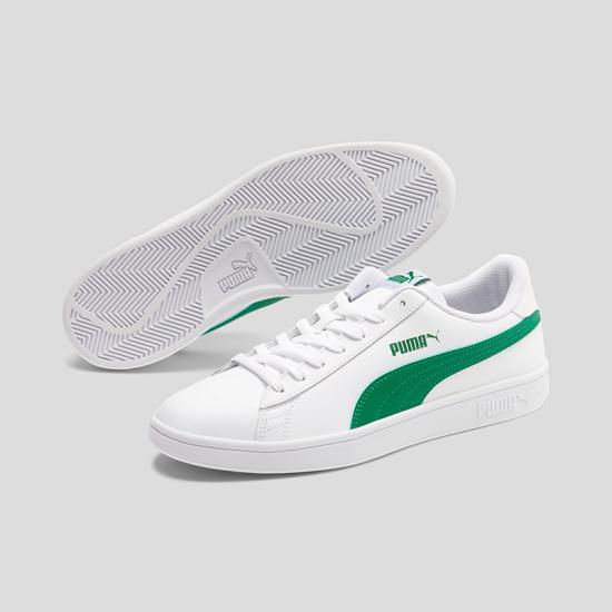 Alternative view of Giày Puma Smash V2 ‘White Green’ 365215-03