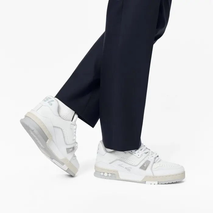 Alternative view of Giày Louis Vuitton LV Trainers ‘All White’ 1A8WAV