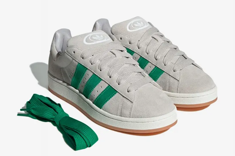 Alternative view of Giày Adidas Campus 00s ‘Grey Green’ JI3167