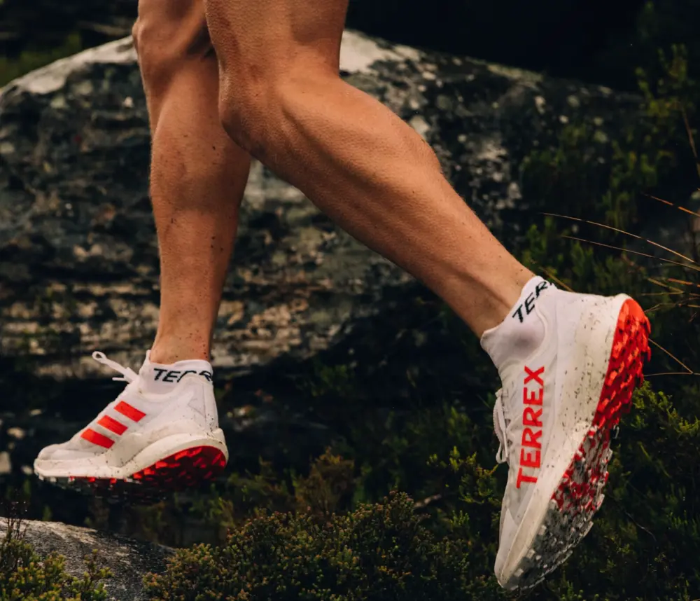 Alternative view of Giày Adidas Terrex Agravic Speed ‘White Impact Orange’ JI0954