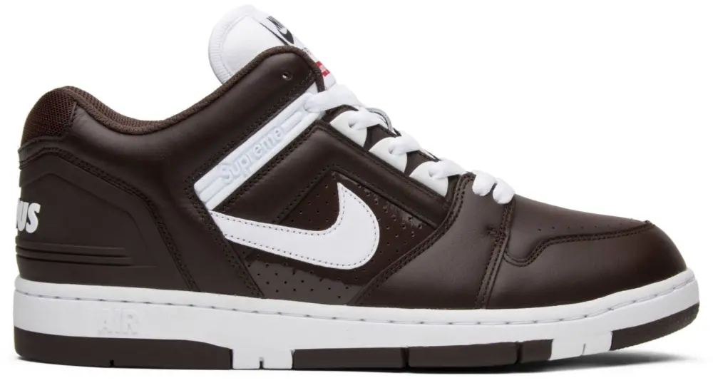 Giày Nike Supreme x Air Force 2 ‘Brown’ AA0871-212