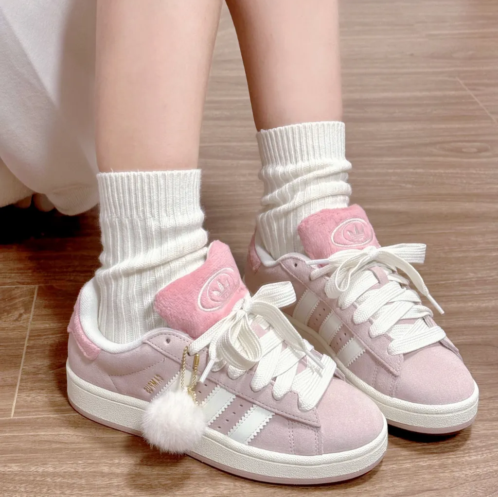 Giày Adidas Campus 00S ‘Pink’ JR8042 - Ảnh 3