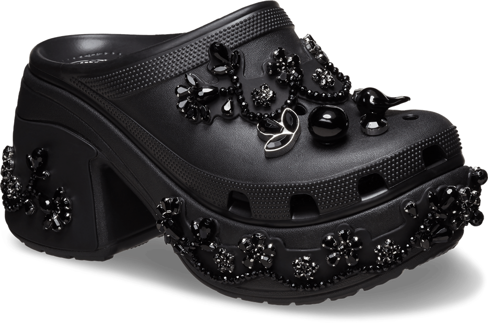 Dép Crocs Siren Clog x Simone Rocha ‘Black’ 210142-001 - Ảnh 5