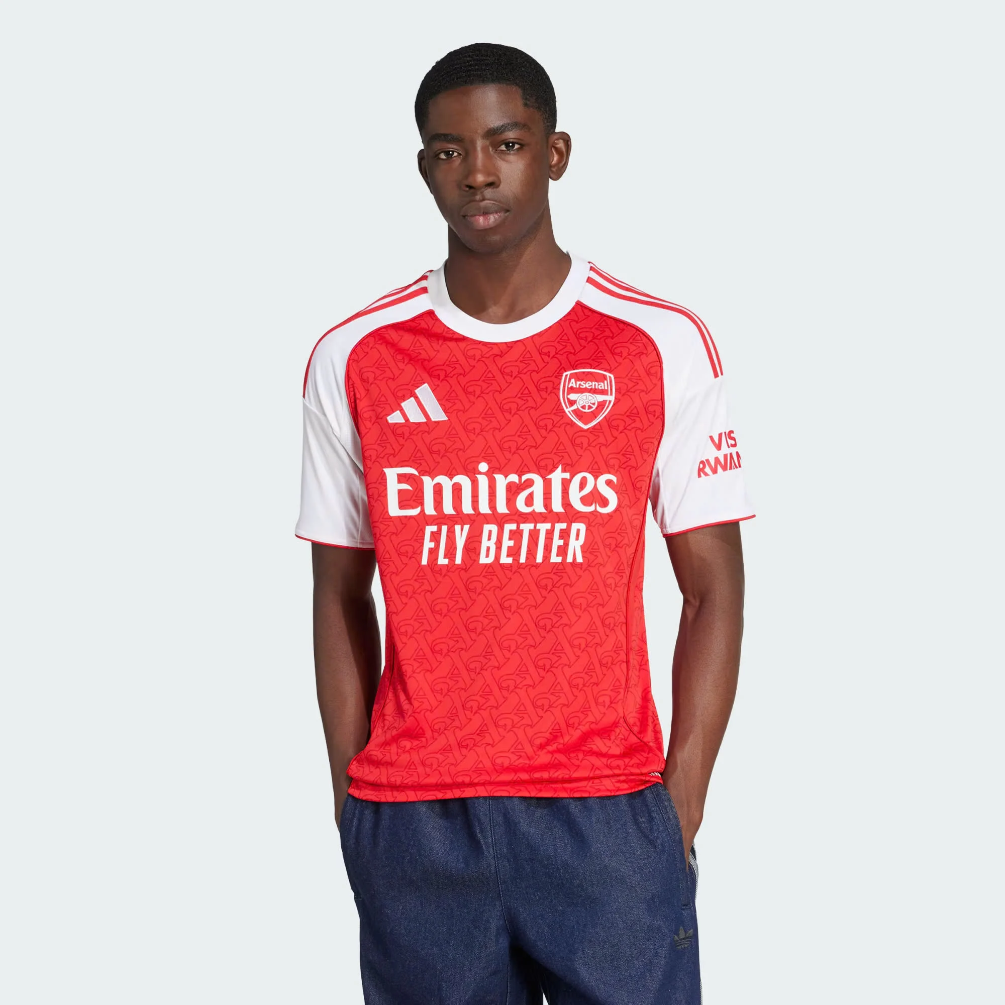 Áo adidas Arsenal 25/26 Home Jersey 'White' JI9517 - Ảnh 3