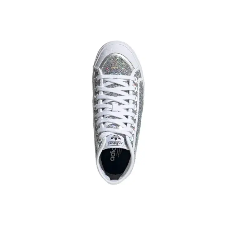 Giày Adidas Wmns Nizza High ‘Silver Lightning’ FW9944 - Ảnh 3