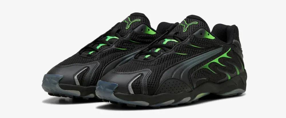 Giày PUMA Inhale ‘Black Green Glare’ 401560-01 - Ảnh 3