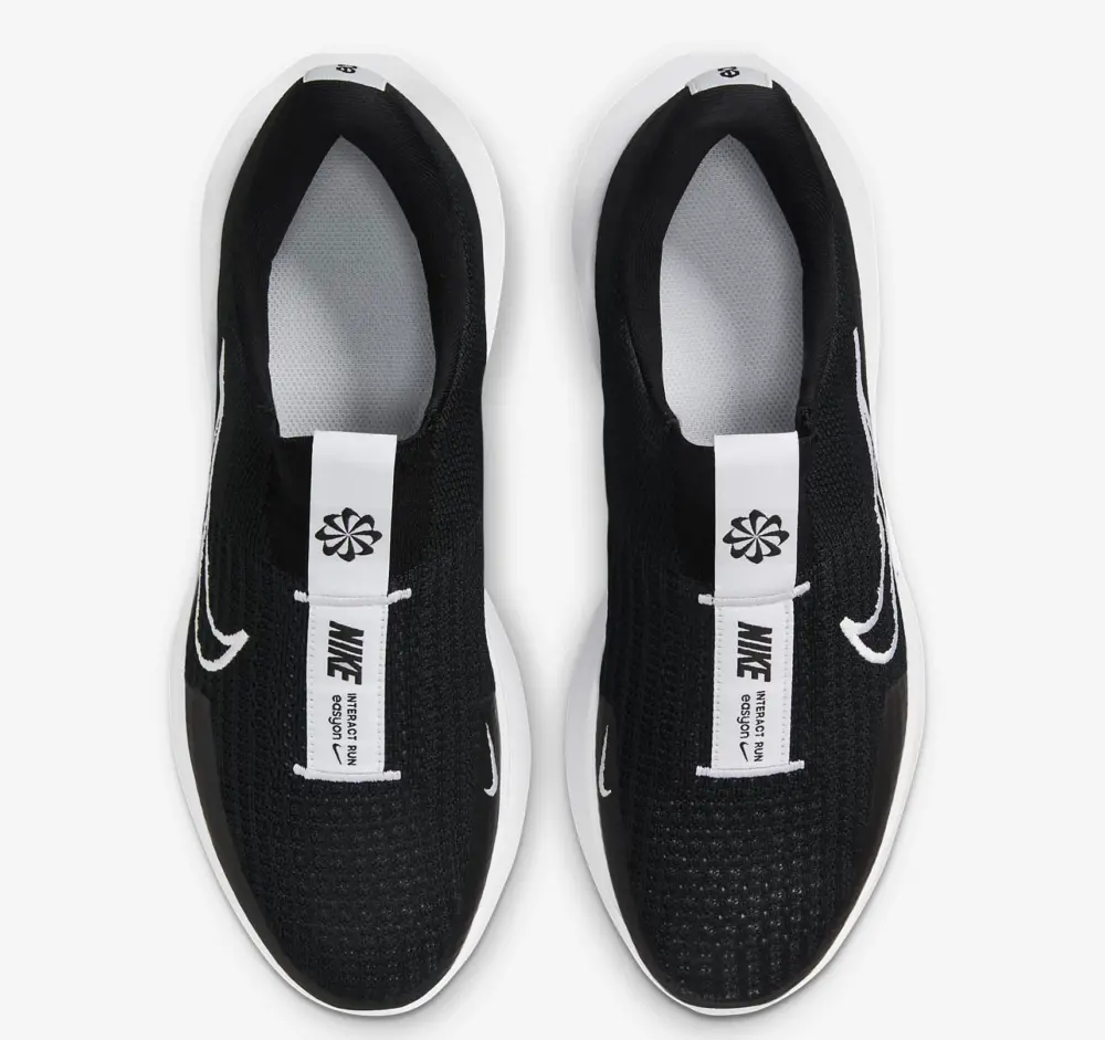 Giày Nike Interact Run EasyOn ‘Black White’ FV5590-001 - Ảnh 3