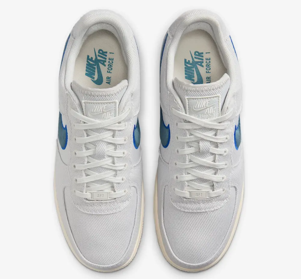 Giày Nike Air Force 1 Low Canvas ‘Grey’ HV1204-001 - Ảnh 3