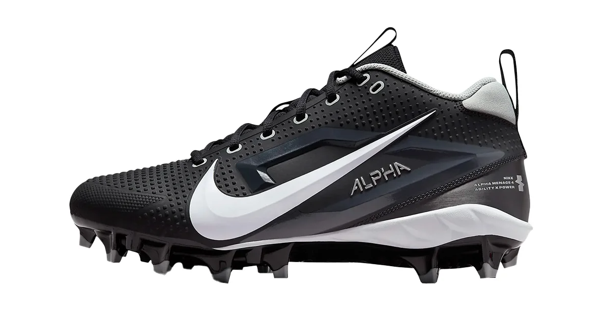 Giày Nike Alpha Menace 4 Varsity ‘Black Silver’ FN0027-002 - Ảnh 4