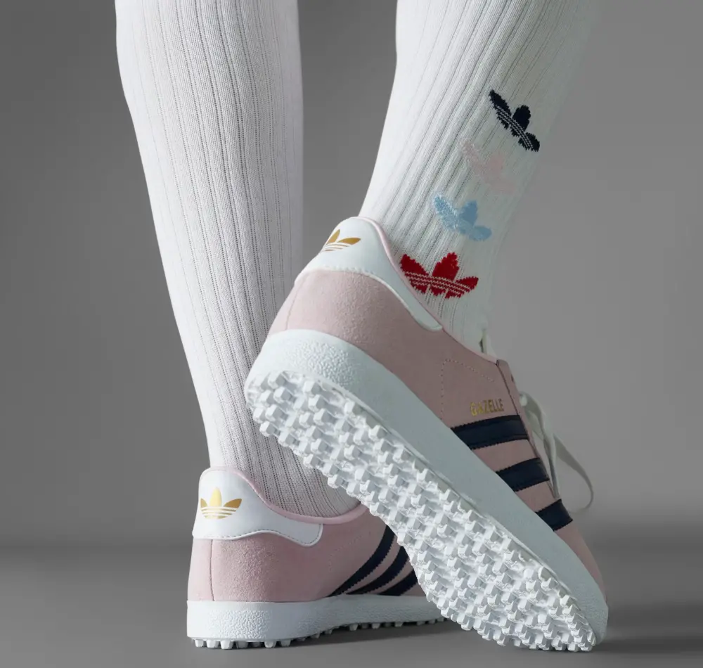 Giày Adidas Gazelle Spikeless Golf ‘Pink Night Indigo’ JI3941 - Ảnh 4
