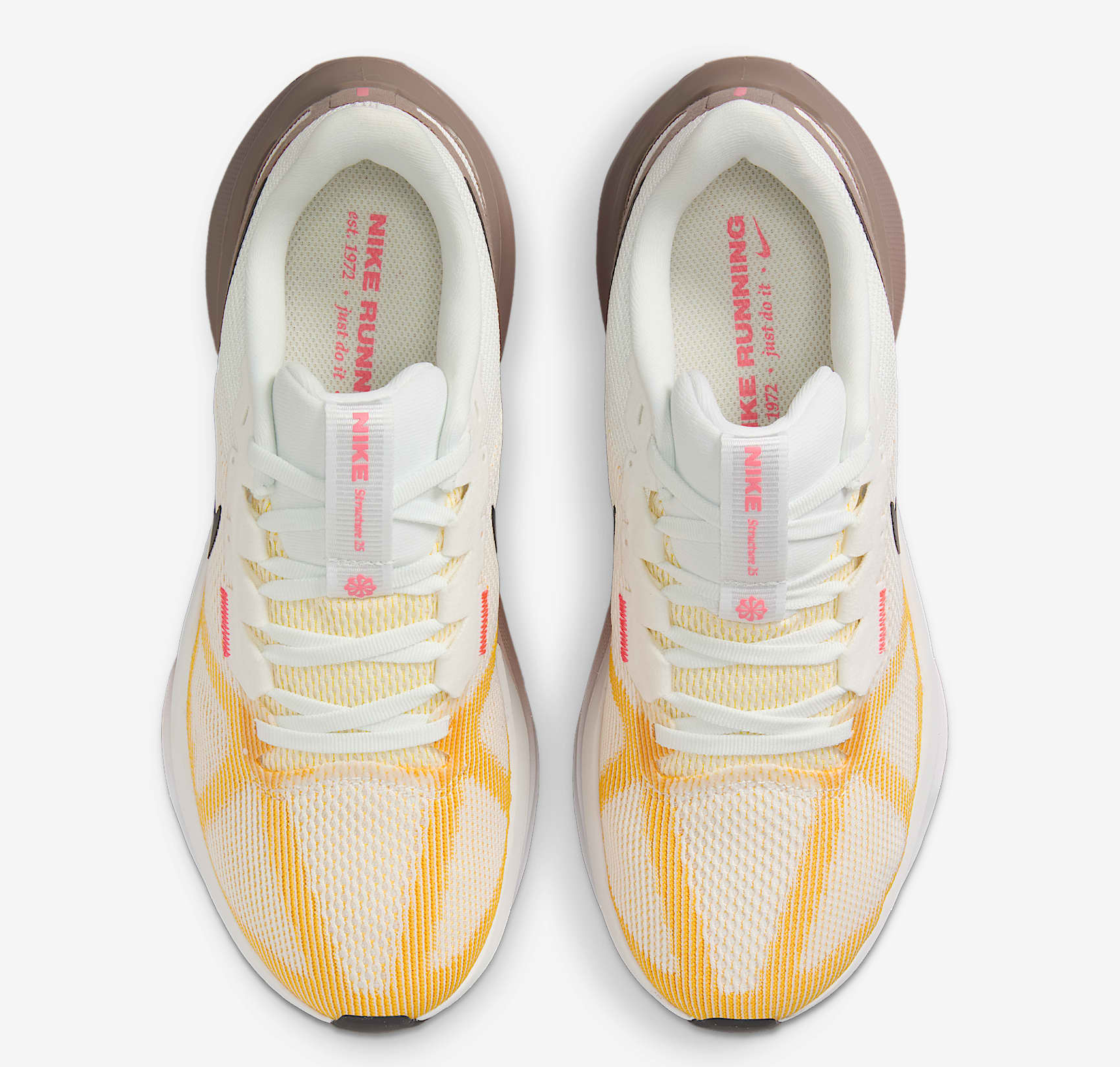 Giày Nike Air Zoom Structure 25 ‘White Brown Black’ DJ7884-110 - Ảnh 3