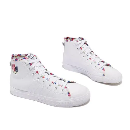 Giày Adidas Nizza High ‘Cloud White Multi’ FY2848 - Ảnh 3