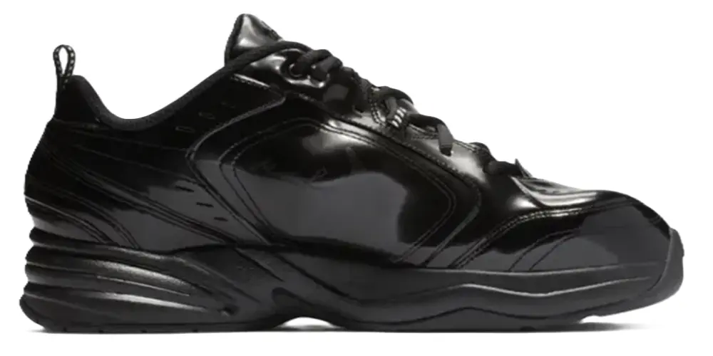 Giày Nike Martine Rose x Air Monarch IV ‘Triple Black’ AT3147-001