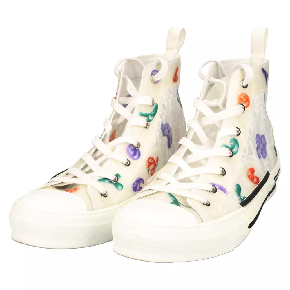 Giày Dior B23 High x Kenny Scharf ‘Printed Motif Dior Oblique Galaxy’ 3SH118ZKK-H065 - Ảnh 4