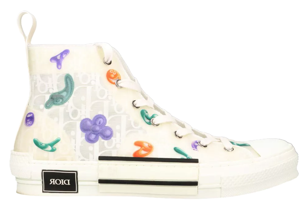 Giày Dior B23 High x Kenny Scharf ‘Printed Motif Dior Oblique Galaxy’ 3SH118ZKK-H065