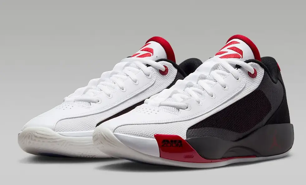 Giày Nike Jordan Luka .77 ‘White Gym Red Black’ HF0806-101 - Ảnh 4