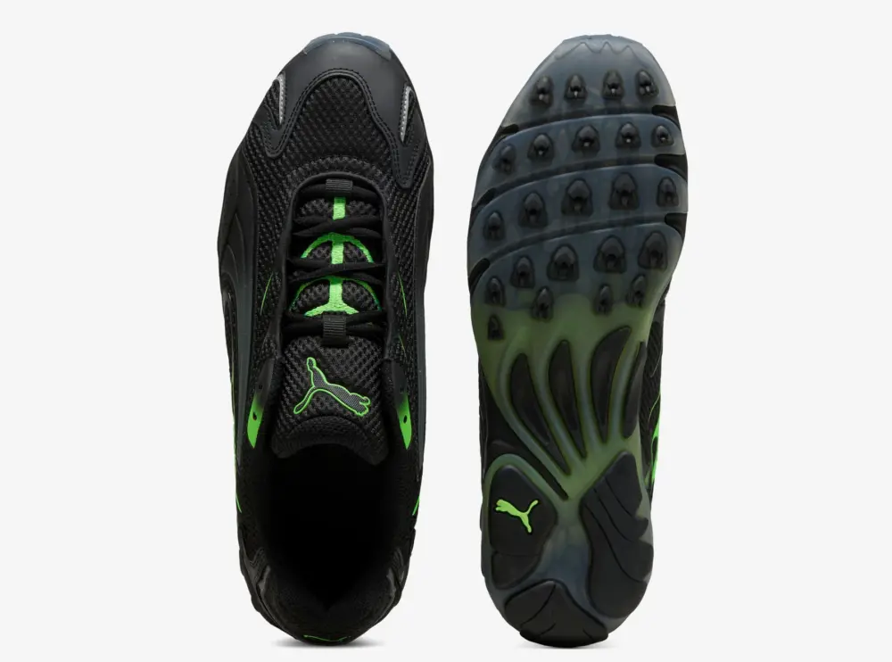 Giày PUMA Inhale ‘Black Green Glare’ 401560-01 - Ảnh 4