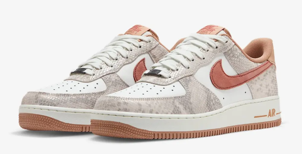 Giày Nike Air Force 1 Low ‘Pink Snakeskin’ HF2898-100 - Ảnh 4