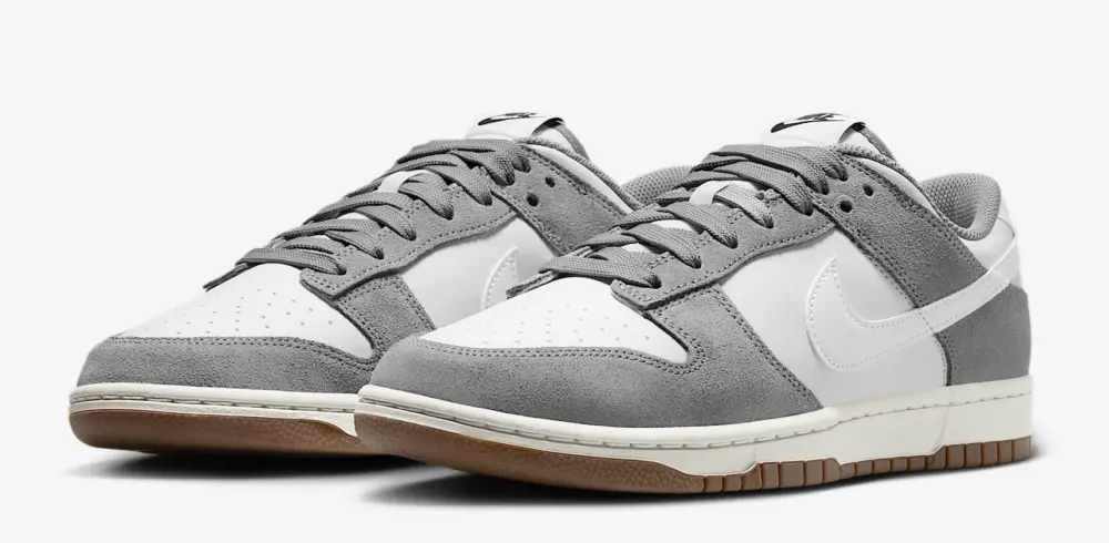 Giày Nike Dunk Low ‘Grey Suede’ IB6399-001 - Ảnh 4