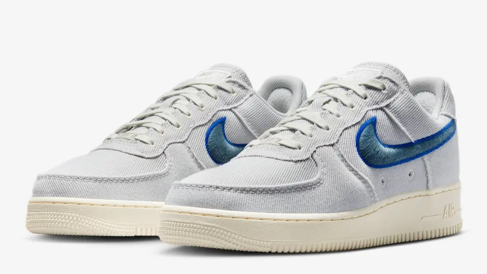 Giày Nike Air Force 1 Low Canvas ‘Grey’ HV1204-001 - Ảnh 4