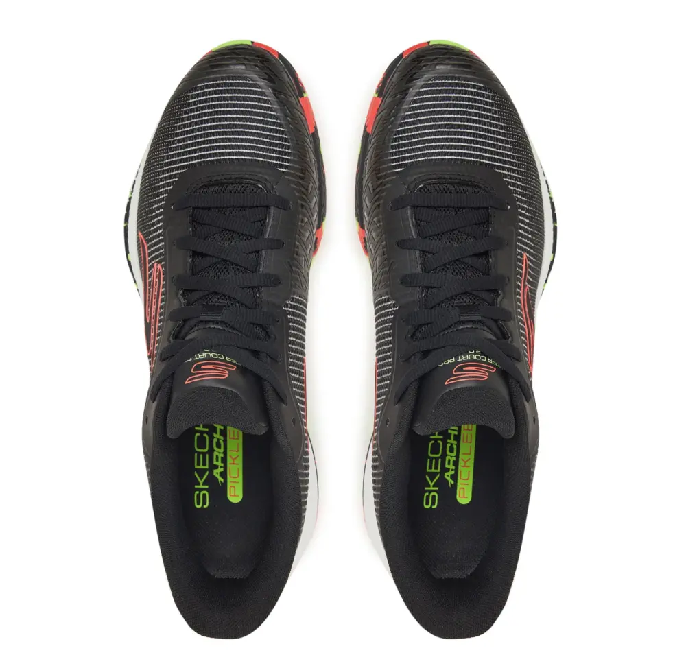 Giày Skechers Viper Court Pro 2.0 ‘Black’ 246109-BKMT - Ảnh 5