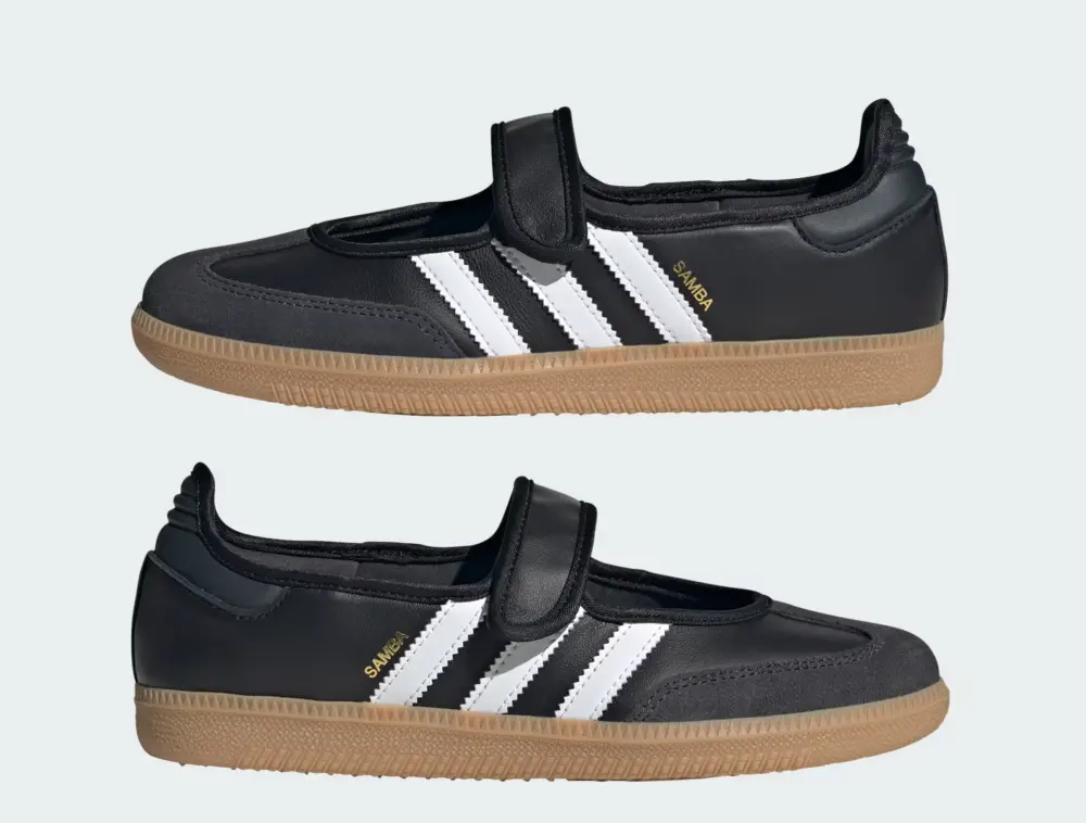 Giày Adidas Samba Jane ‘Black White Gum’ JQ6445 - Ảnh 4