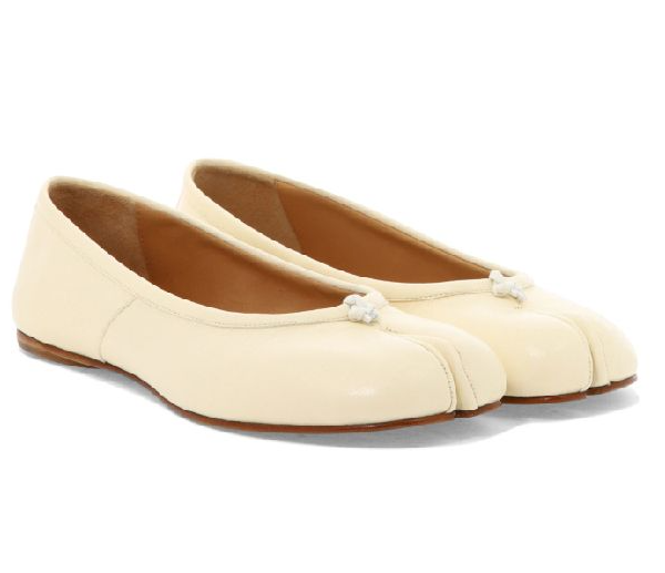 Alternative view of Giày Maison Margiela Tabi Ballet Flat Shoes ‘Ivory’ S58WZ0042P3753T1003
